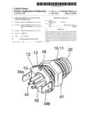 GROUND TERMINAL AND CONNECTOR PROVIDED THEREWITH diagram and image