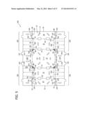 MACHINE AND METHOD FOR FORMING REINFORCED POLYGONAL CONTAINERS FROM BLANKS diagram and image