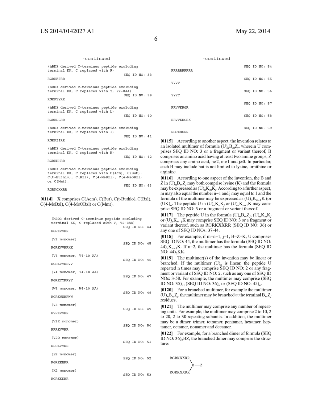 MULTIMERIC FORMS OF ANTIMICROBIAL PEPTIDES - diagram, schematic, and image 18