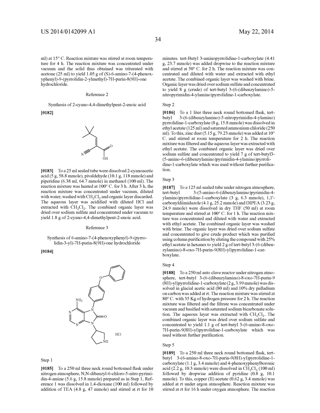 Purinone Derivatives as Tyrosine Kinase Inhibitors - diagram, schematic, and image 35