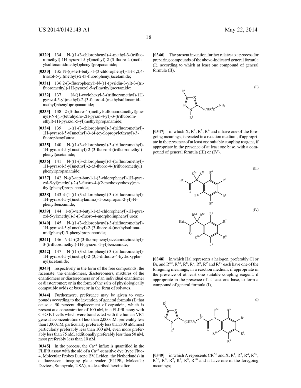 Substituted Phenylureas and Phenylamides as Vanilloid Receptor Ligands - diagram, schematic, and image 19