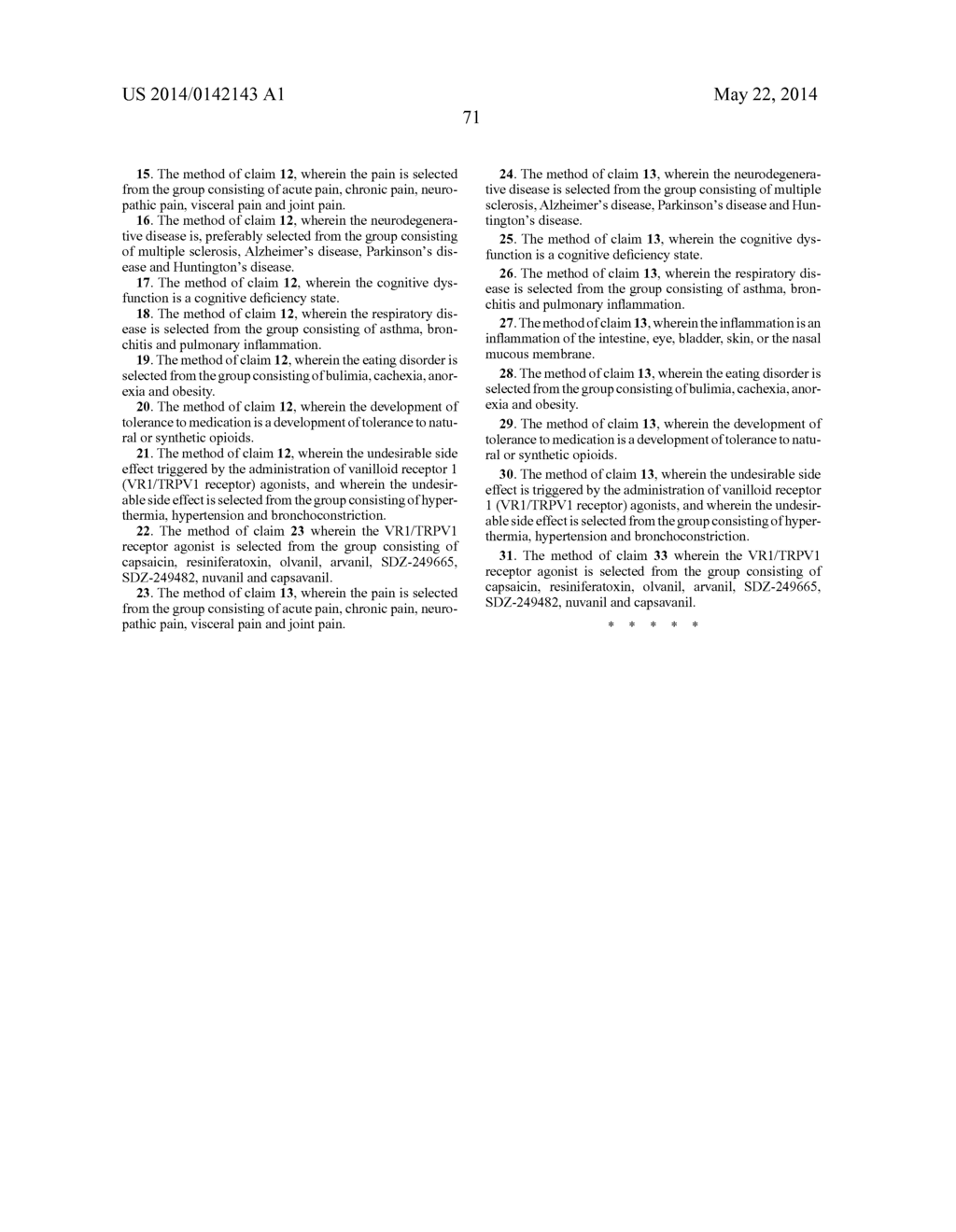 Substituted Phenylureas and Phenylamides as Vanilloid Receptor Ligands - diagram, schematic, and image 72