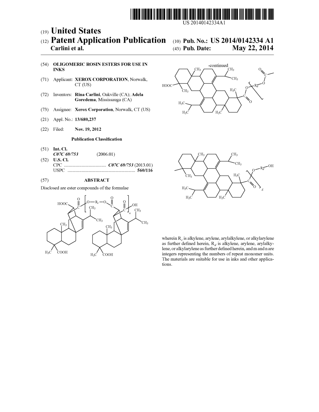 Oligomeric Rosin Esters for Use in Inks - diagram, schematic, and image 01