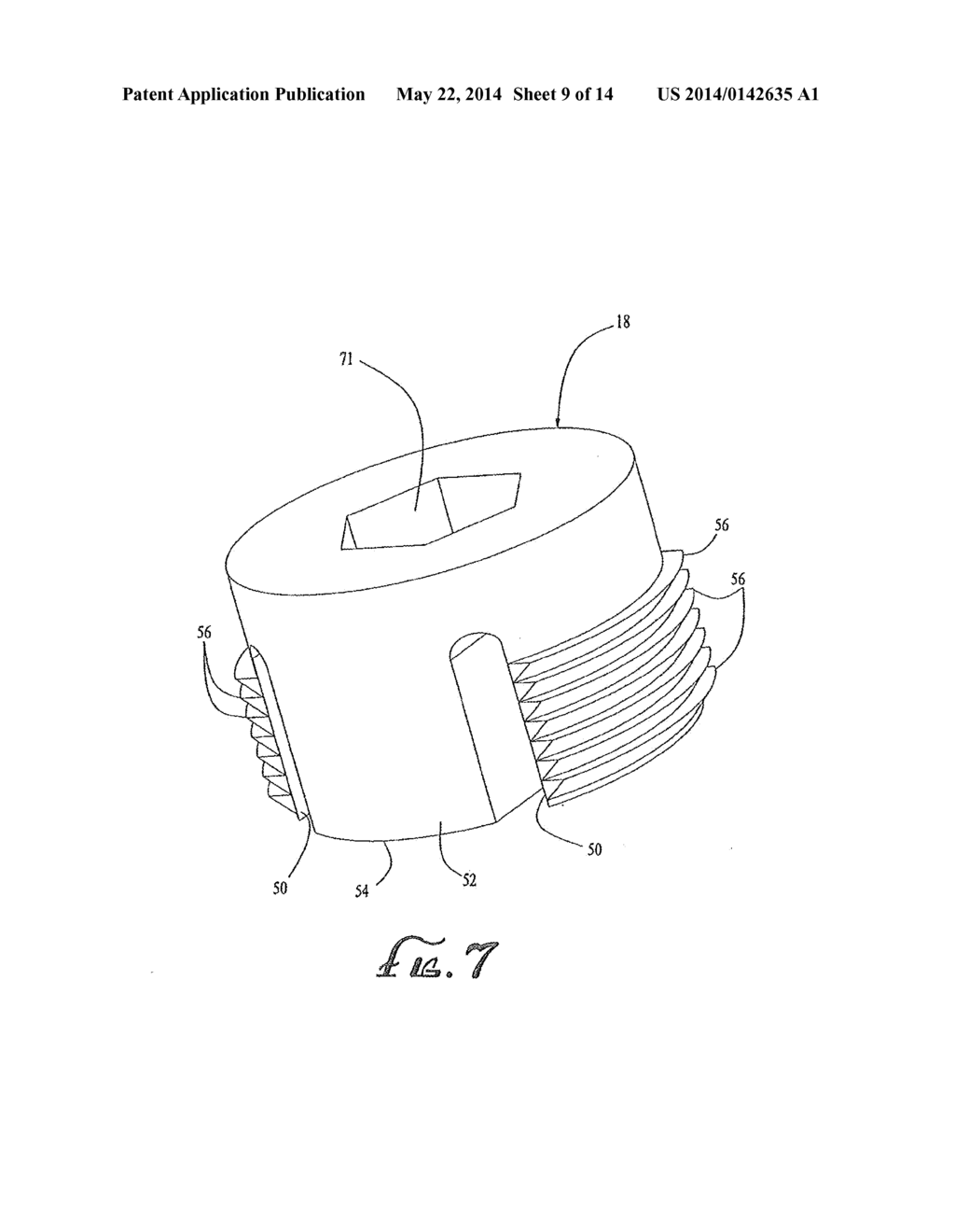 VARIABLE ANGLE SPINAL SCREW ASSEMBLY - diagram, schematic, and image 10