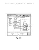 Testing machine with graphical user interface with situational awareness diagram and image