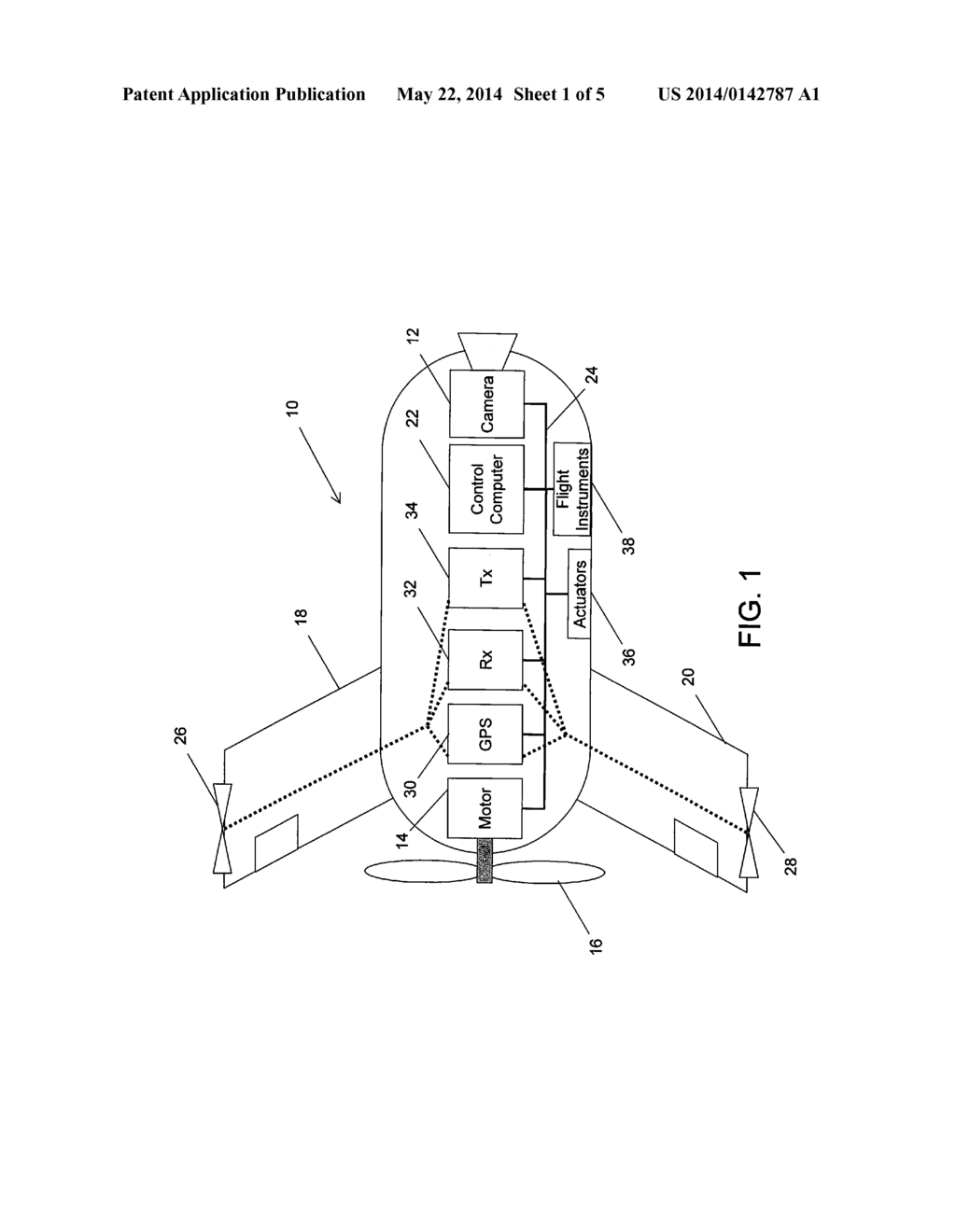 Determination of Flight Path for Unmanned Aircraft in Event of In-Flight     Contingency - diagram, schematic, and image 02