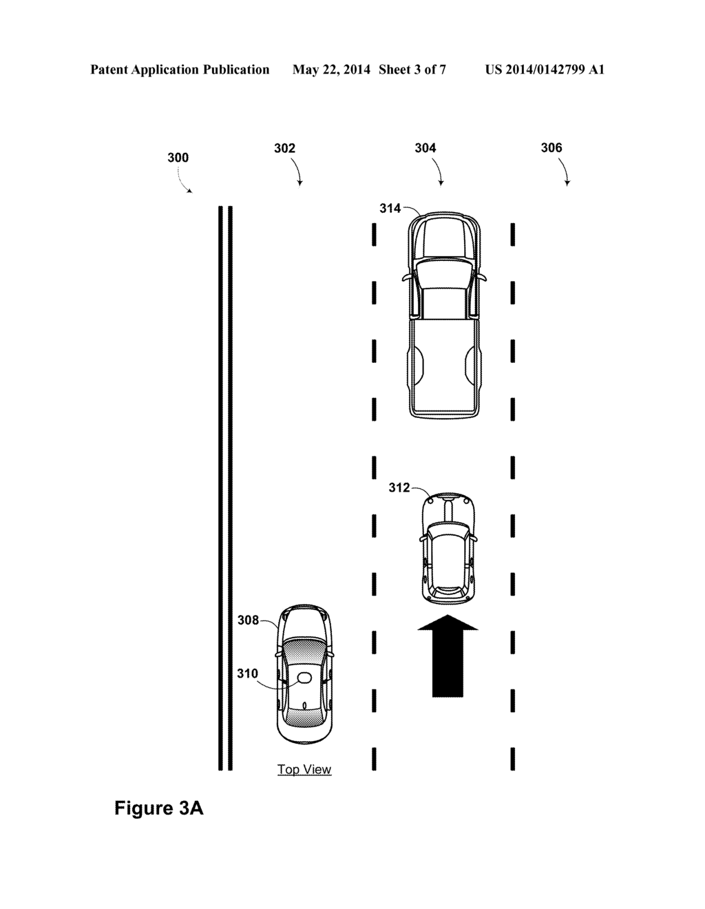 Modifying Behavior of Autonomous Vehicle Based on Predicted Behavior of     Other Vehicles - diagram, schematic, and image 04