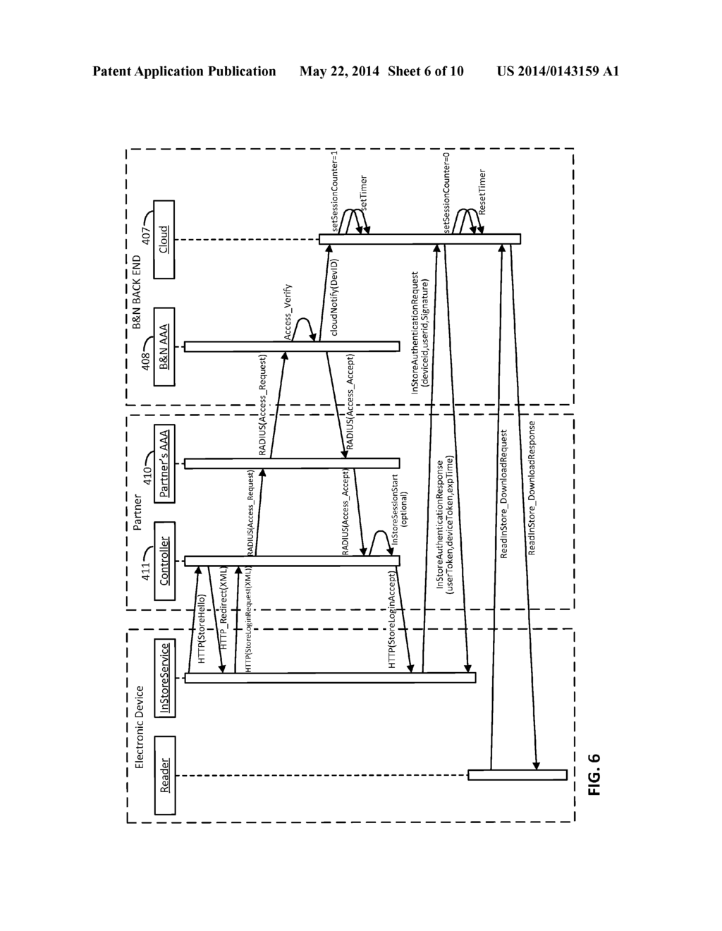 Method for a Transactional Flow to enable In-Store Reading - diagram, schematic, and image 07