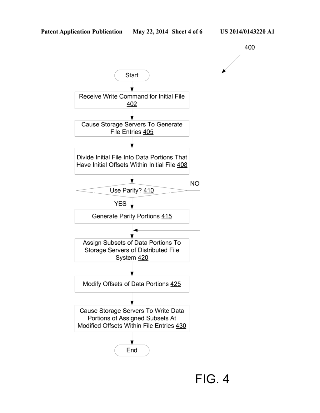 STRIPING FILES ACROSS NODES OF A DISTRIBUTED FILE SYSTEM - diagram, schematic, and image 05