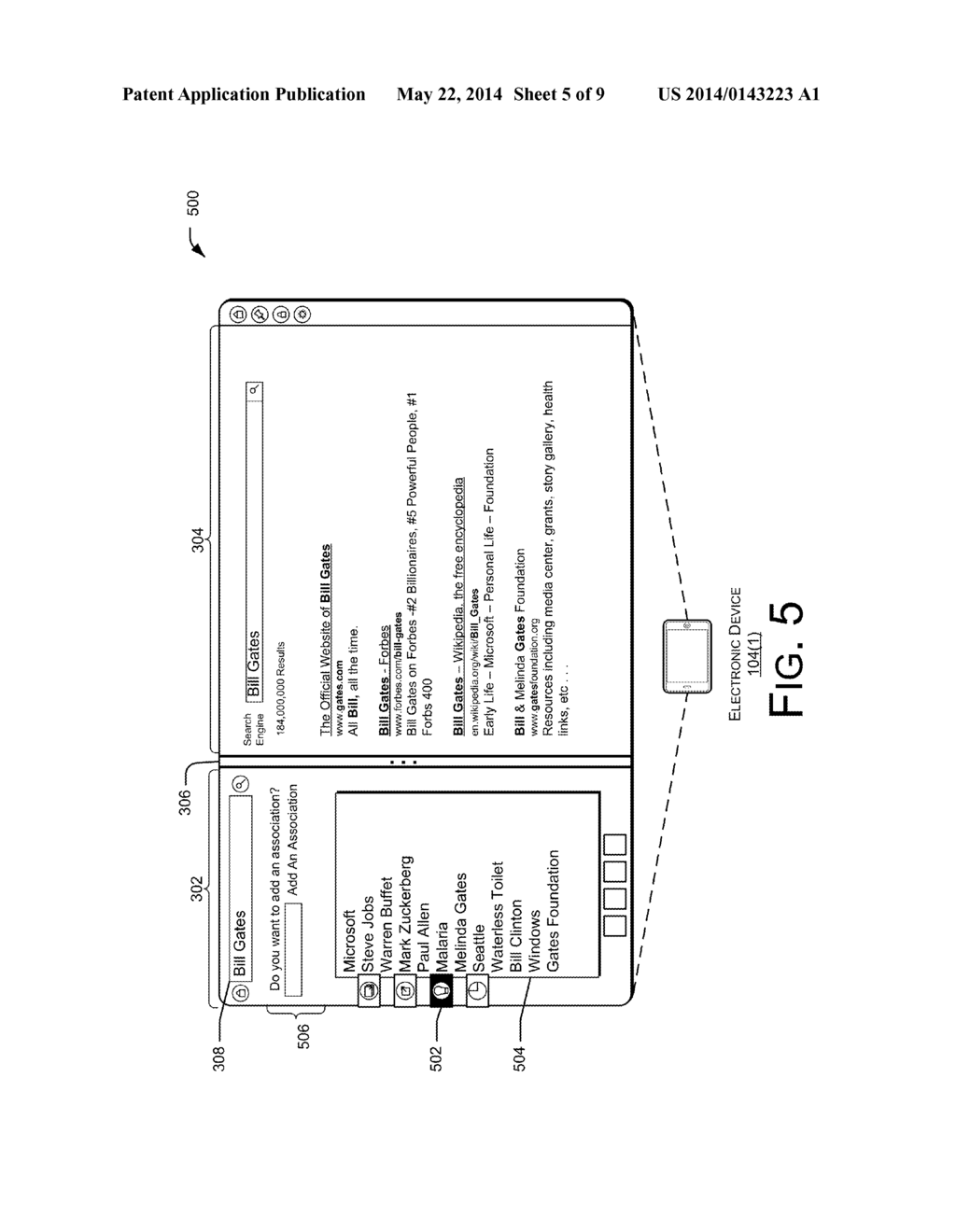 Search Query User Interface - diagram, schematic, and image 06