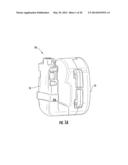 TRANSPORTABLE AIR CIRCULATING AND COOLING ASSEMBLY FOR USE WITH A HEAD     COVERING diagram and image