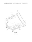 TRANSPORTABLE AIR CIRCULATING AND COOLING ASSEMBLY FOR USE WITH A HEAD     COVERING diagram and image