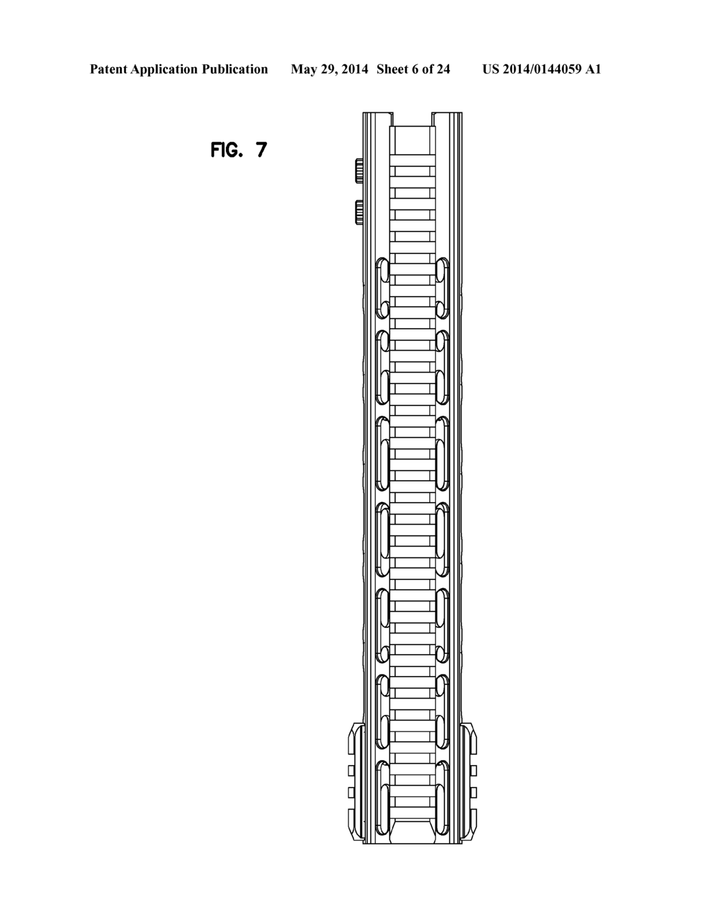 MODULAR RIFLE HANDGUARD - diagram, schematic, and image 07