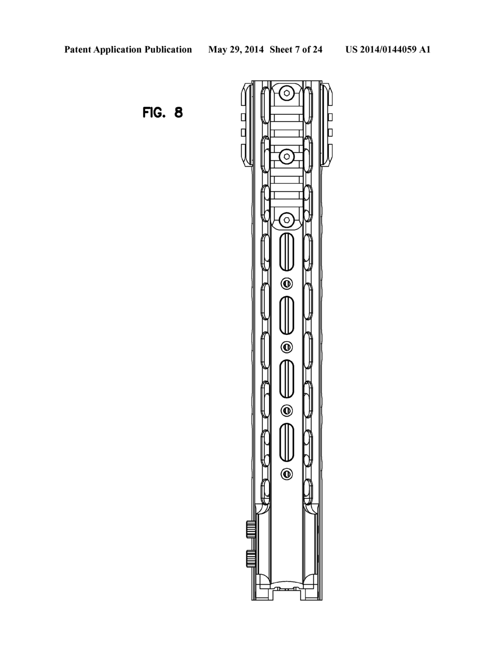 MODULAR RIFLE HANDGUARD - diagram, schematic, and image 08