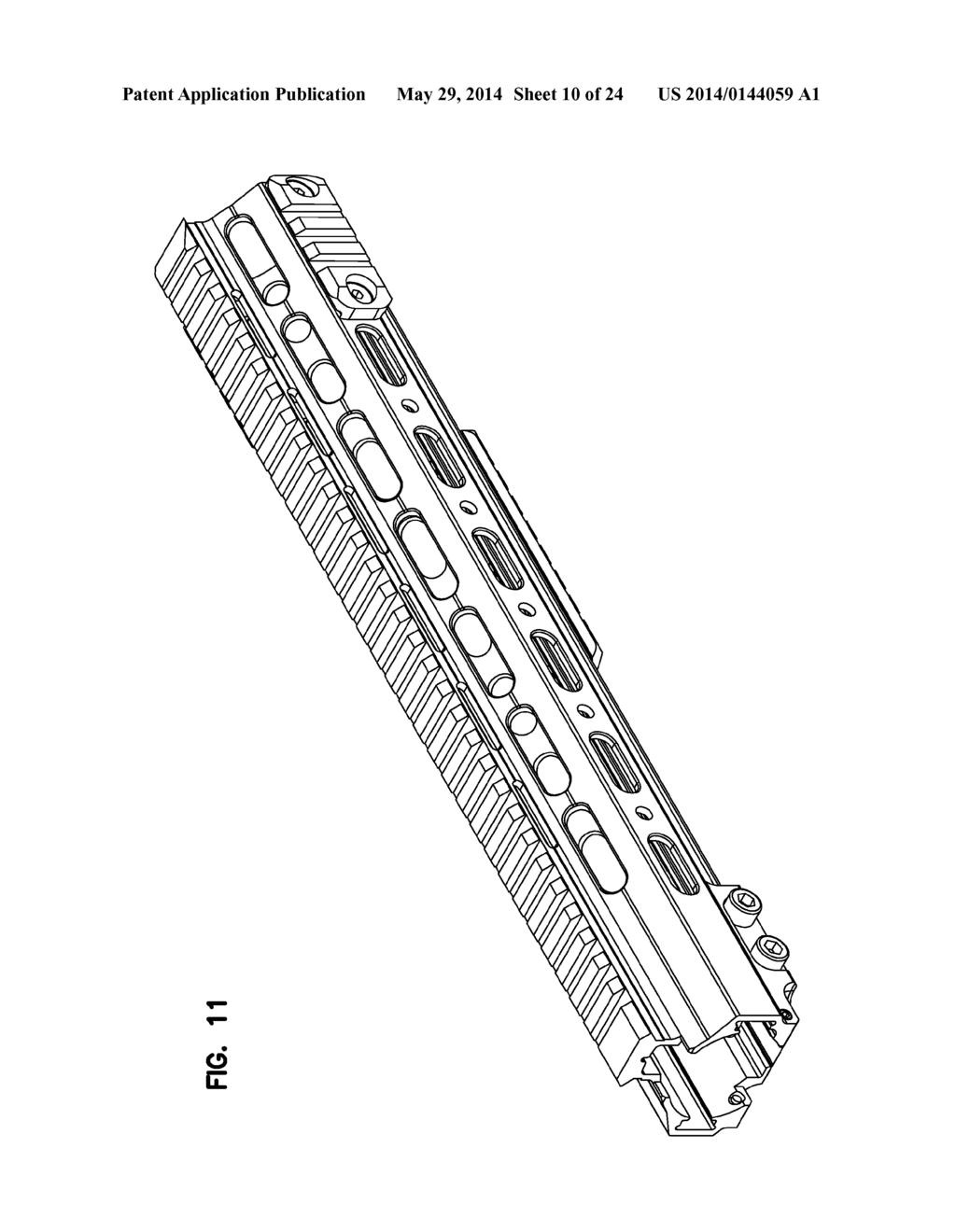 MODULAR RIFLE HANDGUARD - diagram, schematic, and image 11