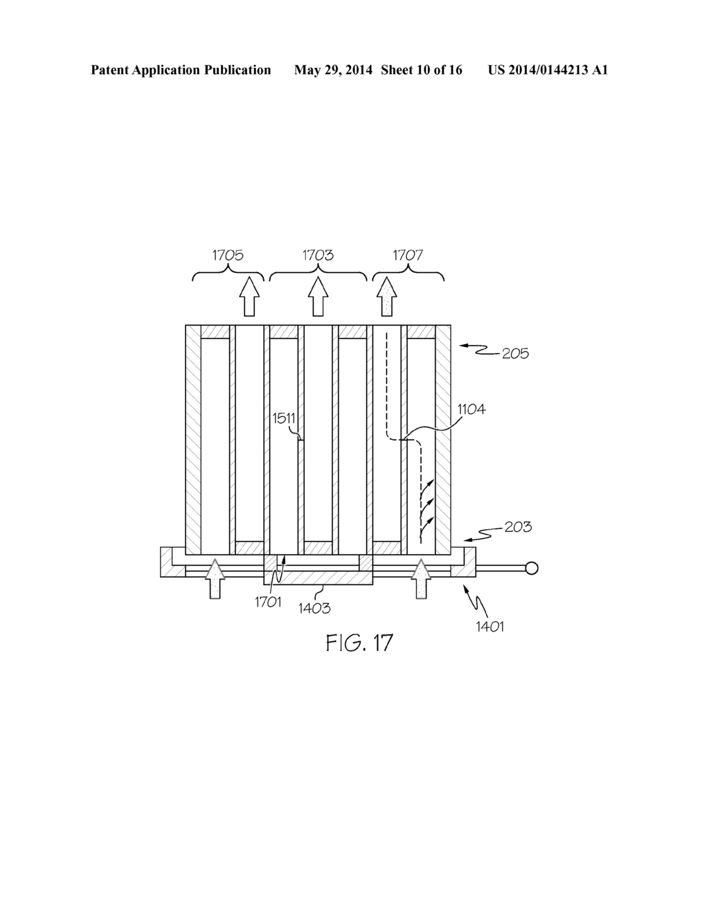 APPARATUS AND METHODS FOR TESTING A HONEYCOMB FILTER - diagram, schematic, and image 11