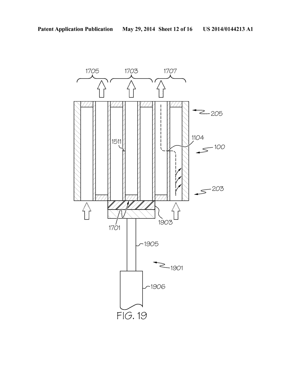 APPARATUS AND METHODS FOR TESTING A HONEYCOMB FILTER - diagram, schematic, and image 13