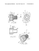 Tightening Tool for a Screw Element Having a Line, and Coupling Part and     Screw Element diagram and image