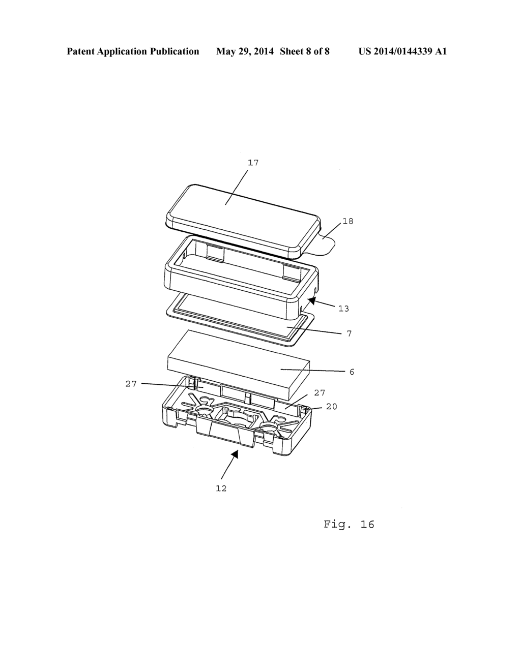 INK STORING UNIT FOR A HAND-OPERATED STAMP - diagram, schematic, and image 09