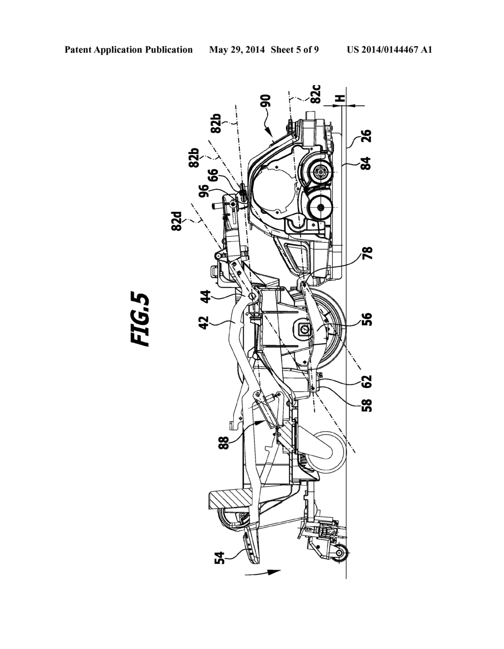 DRIVABLE FLOOR CLEANING MACHINE AND METHOD FOR OPERATING A FLOOR CLEANING     MACHINE - diagram, schematic, and image 06