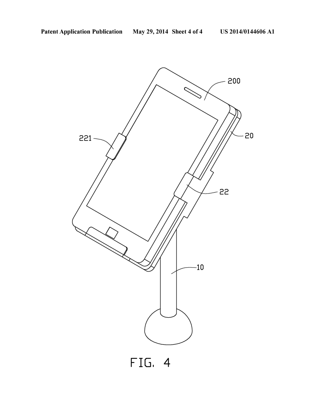 BRACKET FOR SUPPORTING ELECTRONIC DEVICE - diagram, schematic, and image 05