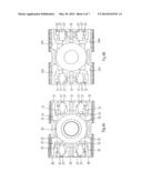 Electrical rotary switch with closing elements at stationary contact     locations inhibiting spark discharge and/or with a locking spring member diagram and image