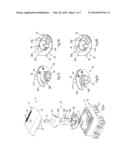 Electrical rotary switch with closing elements at stationary contact     locations inhibiting spark discharge and/or with a locking spring member diagram and image