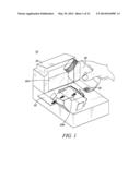 BI-OPTICAL BARCODE SCANNING WORKSTATION WITH STITCHED SAPPHIRE WINDOWS diagram and image