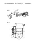 DRIVING WHEEL FOR SEATBELT TENSIONERS AND SEATBELT TENSIONERS FOR A     SEATBELT SYSTEM diagram and image