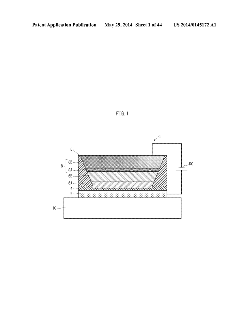 ORGANIC LIGHT-EMITTING ELEMENT - diagram, schematic, and image 02