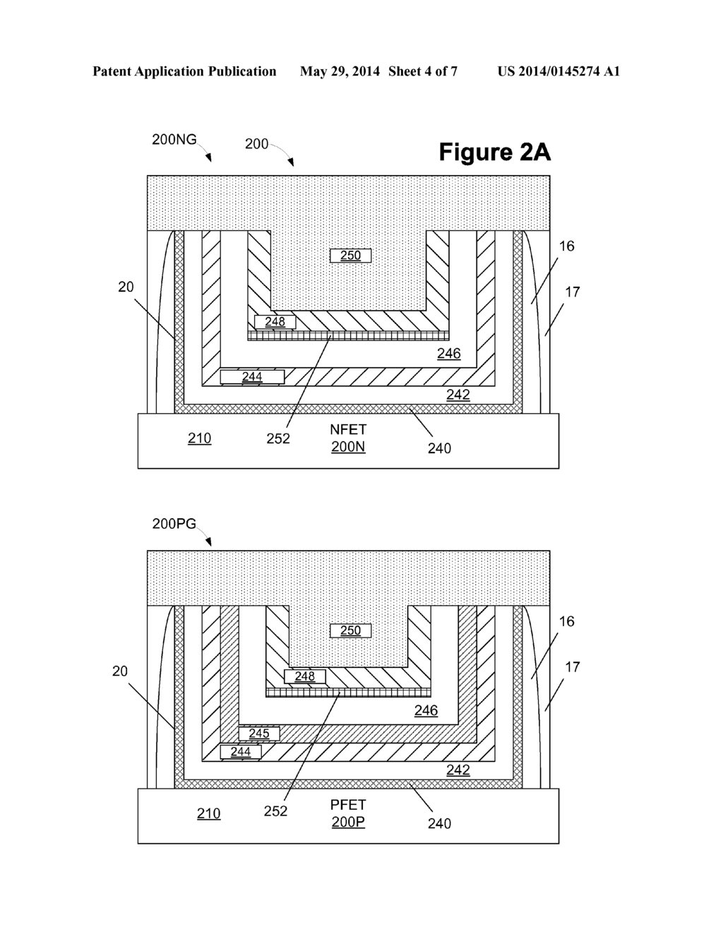 METHODS OF FORMING REPLACEMENT GATE STRUCTURES FOR NFET SEMICONDUCTOR     DEVICES AND DEVICES HAVING SUCH GATE STRUCTURES - diagram, schematic, and image 05