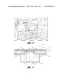 CARGO MANAGEMENT SYSTEM INCLUDING A VEHICLE LOAD FLOOR HAVING A VEHICLE     COMPONENT RESTRAINING FEATURE diagram and image