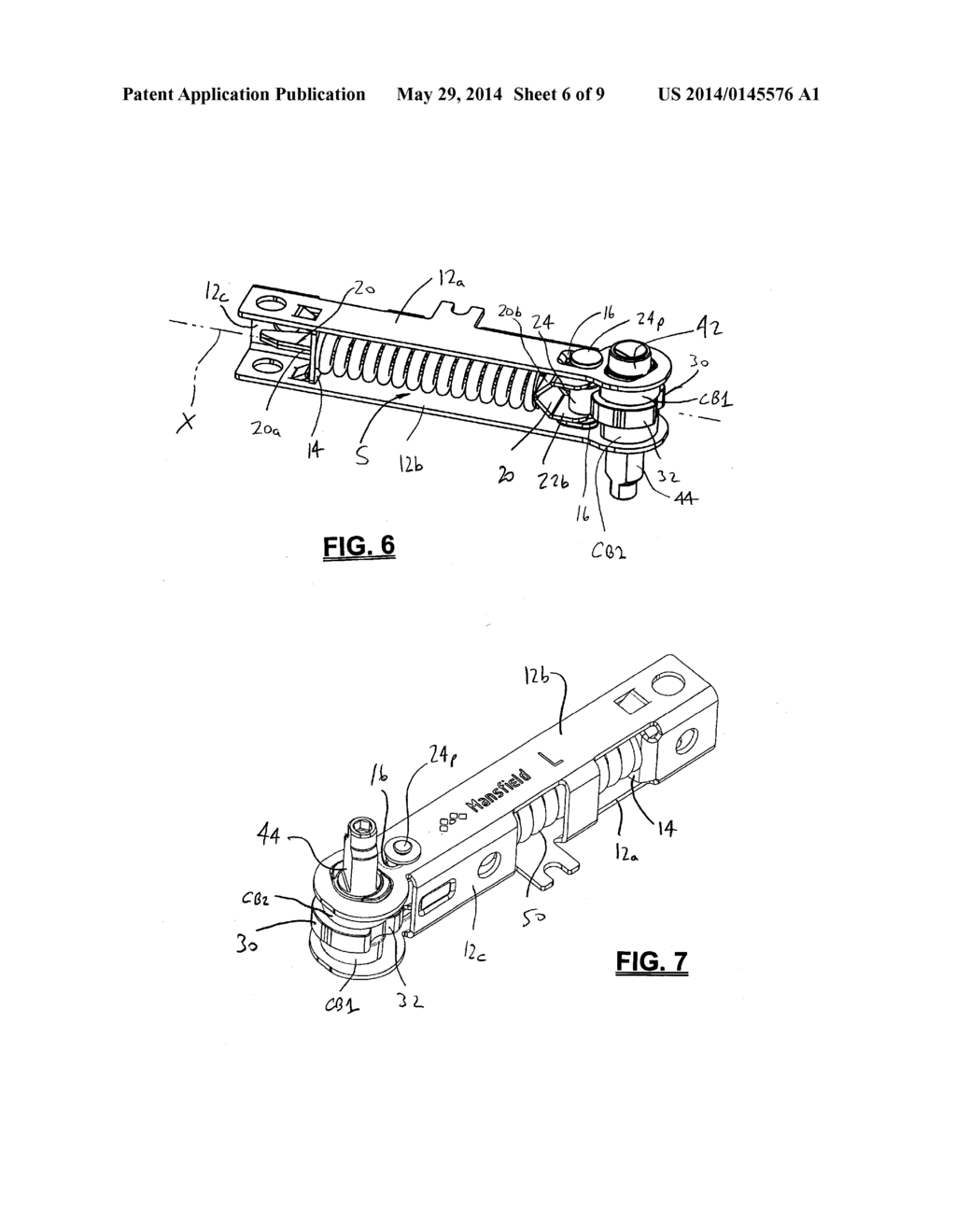 DOOR CLOSURE MECHANISM FOR REFRIGERATOR OR OTHER APPLIANCE - diagram, schematic, and image 07