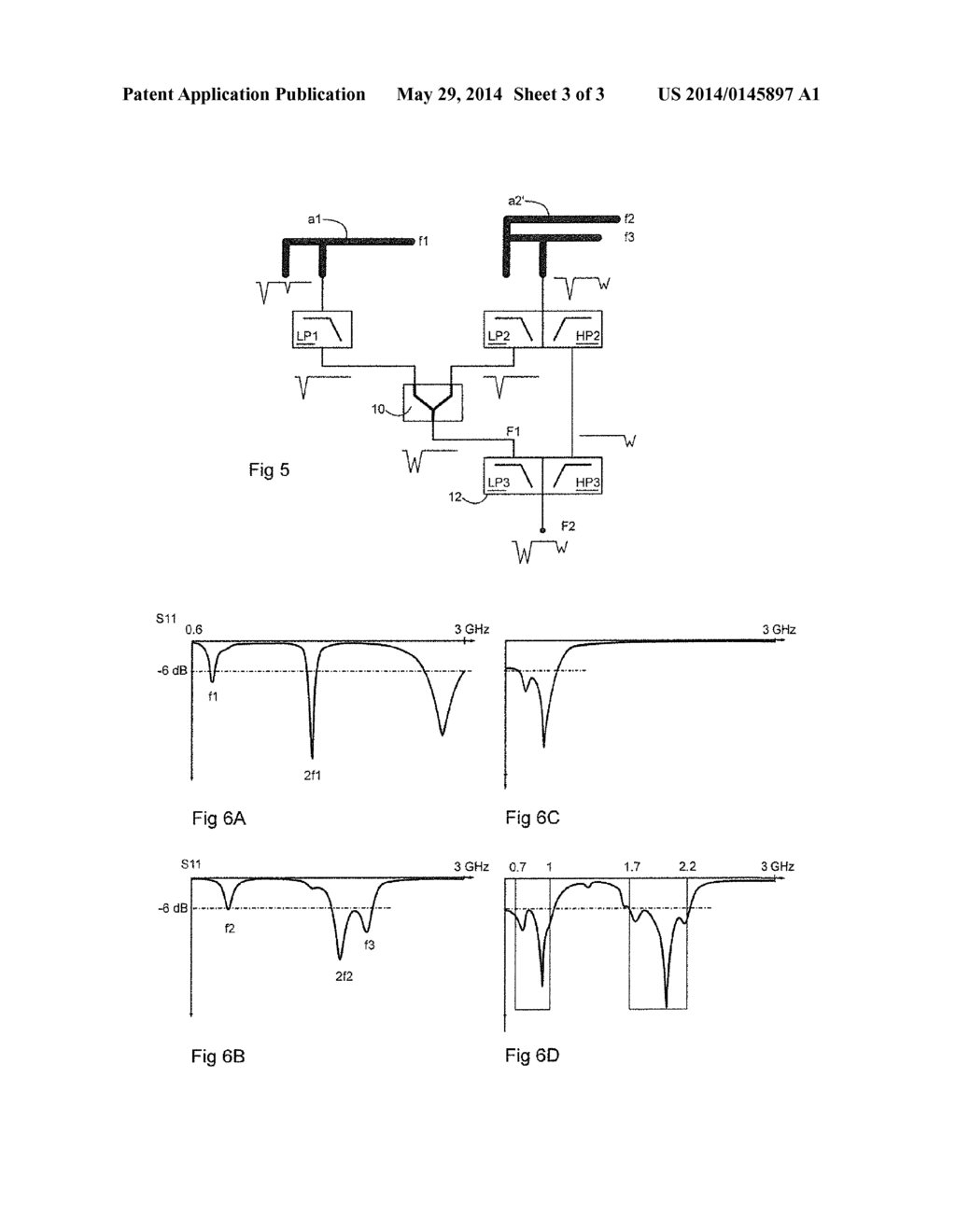 ANTENNA CIRCUIT USING MULTIPLE INDEPENDENT ANTENNAS SIMULTANEOUSLY THROUGH     A SINGLE FEED - diagram, schematic, and image 04