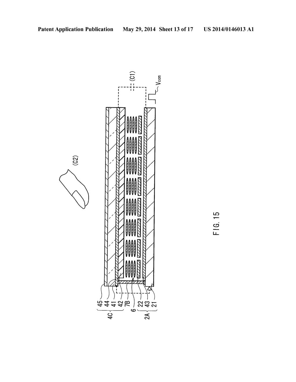 DISPLAY DEVICE WITH TOUCH SENSOR - diagram, schematic, and image 14