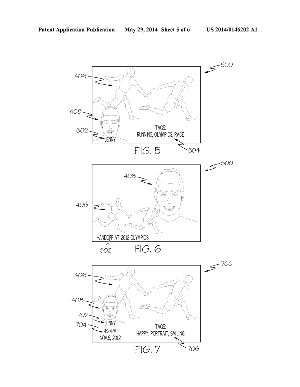 METHOD AND APPARATUS FOR TAGGING MEDIA WITH IDENTITY OF CREATOR OR SCENE - diagram, schematic, and image 06