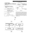 PHOTOGRAPHING DEVICE FOR DISPLAYING IMAGE AND METHODS THEREOF diagram and image