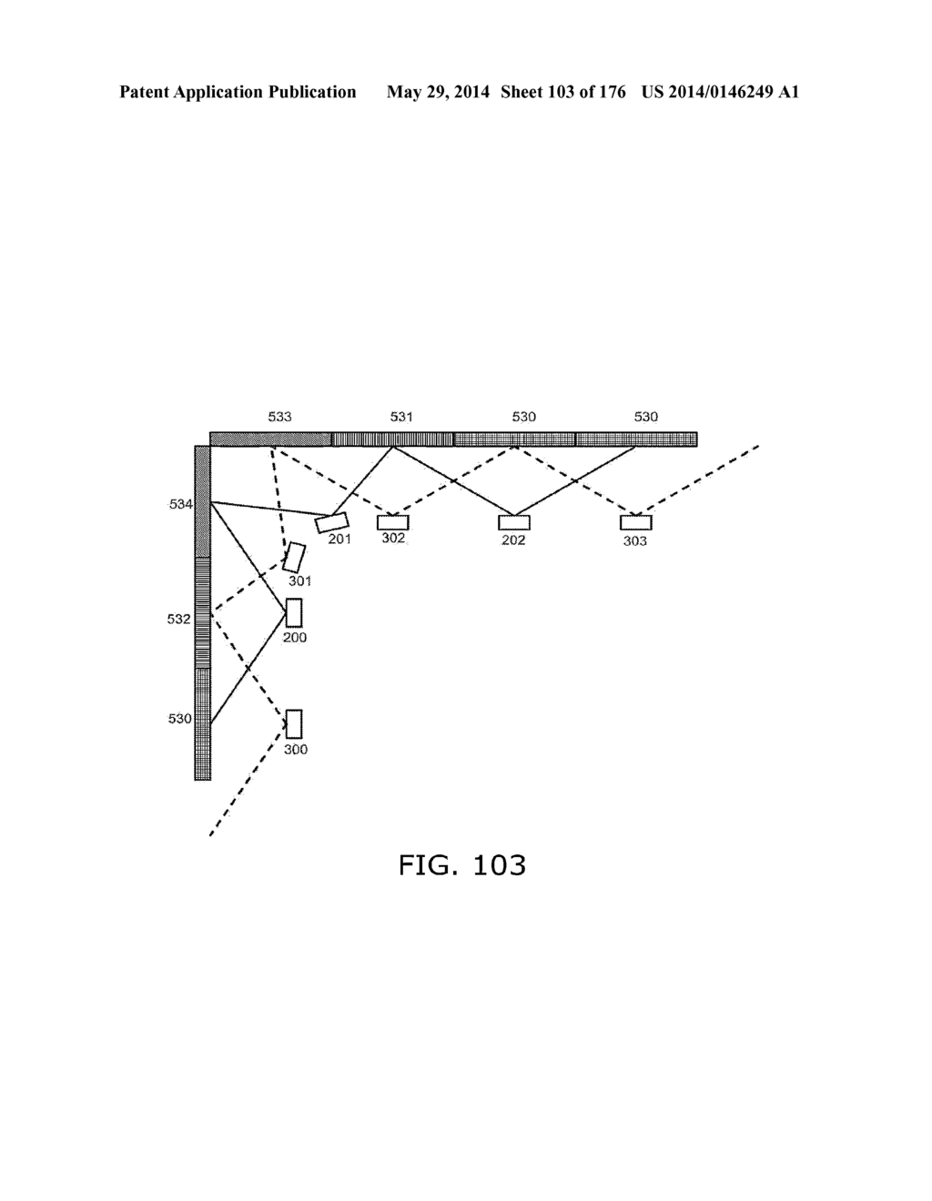 Light-based touch surface with curved borders and sloping bezel - diagram, schematic, and image 104