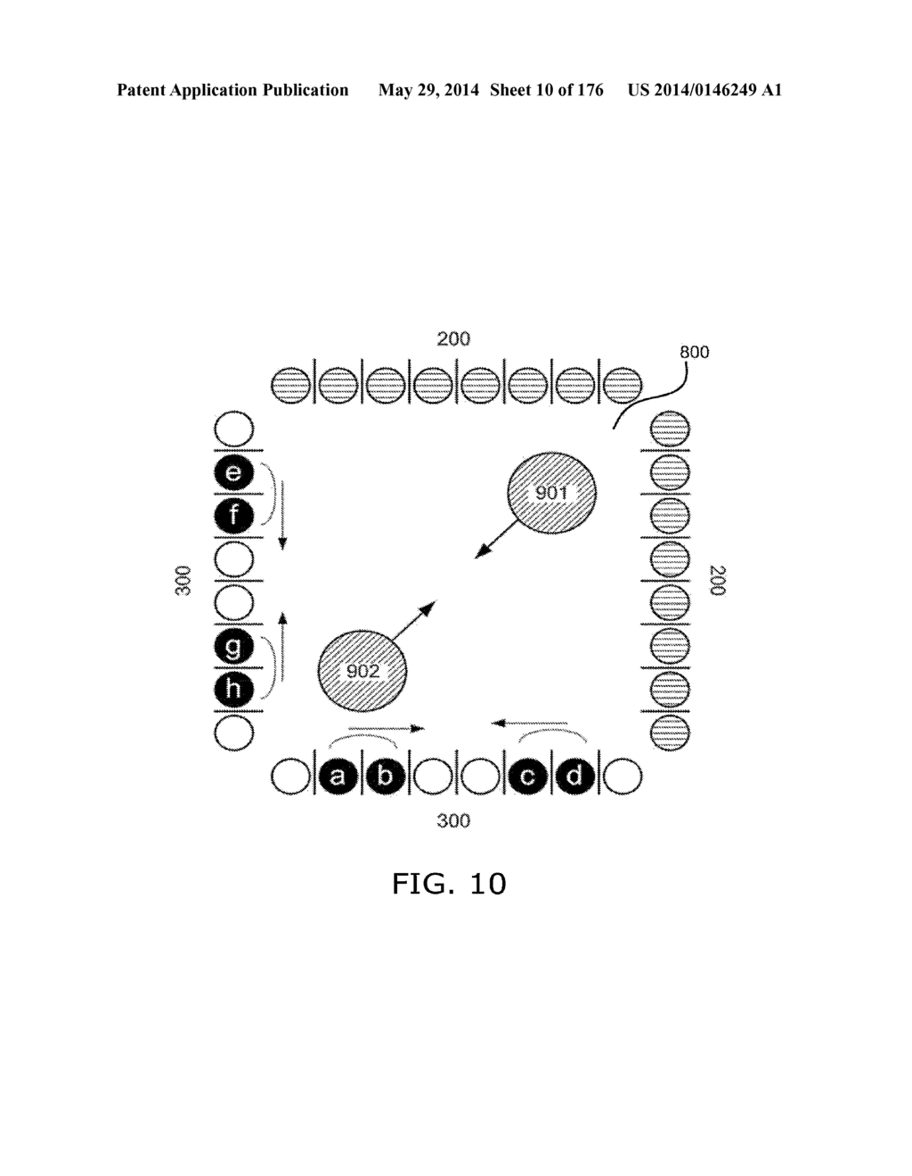 Light-based touch surface with curved borders and sloping bezel - diagram, schematic, and image 11