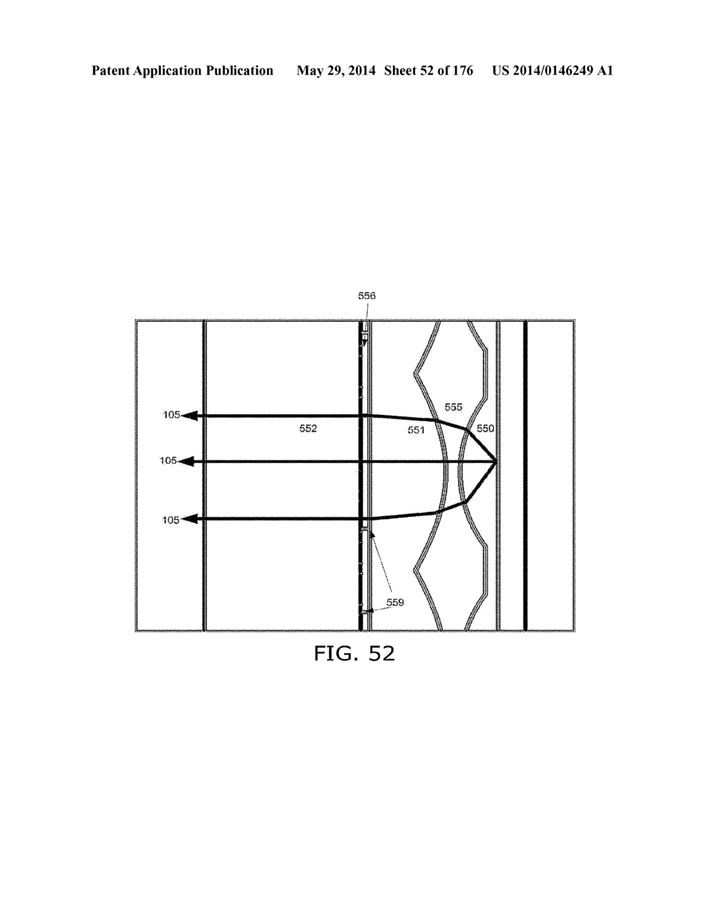 Light-based touch surface with curved borders and sloping bezel - diagram, schematic, and image 53