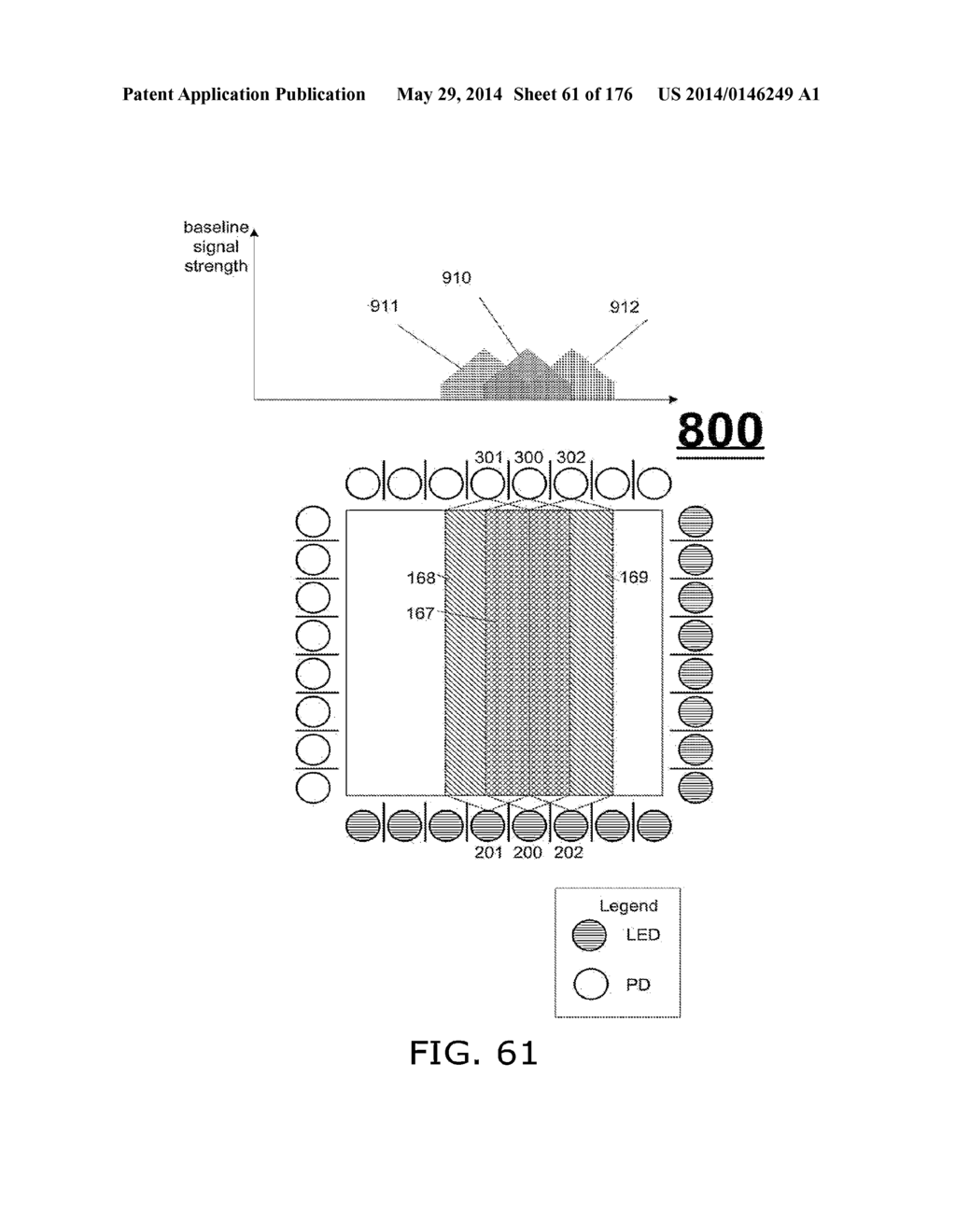 Light-based touch surface with curved borders and sloping bezel - diagram, schematic, and image 62