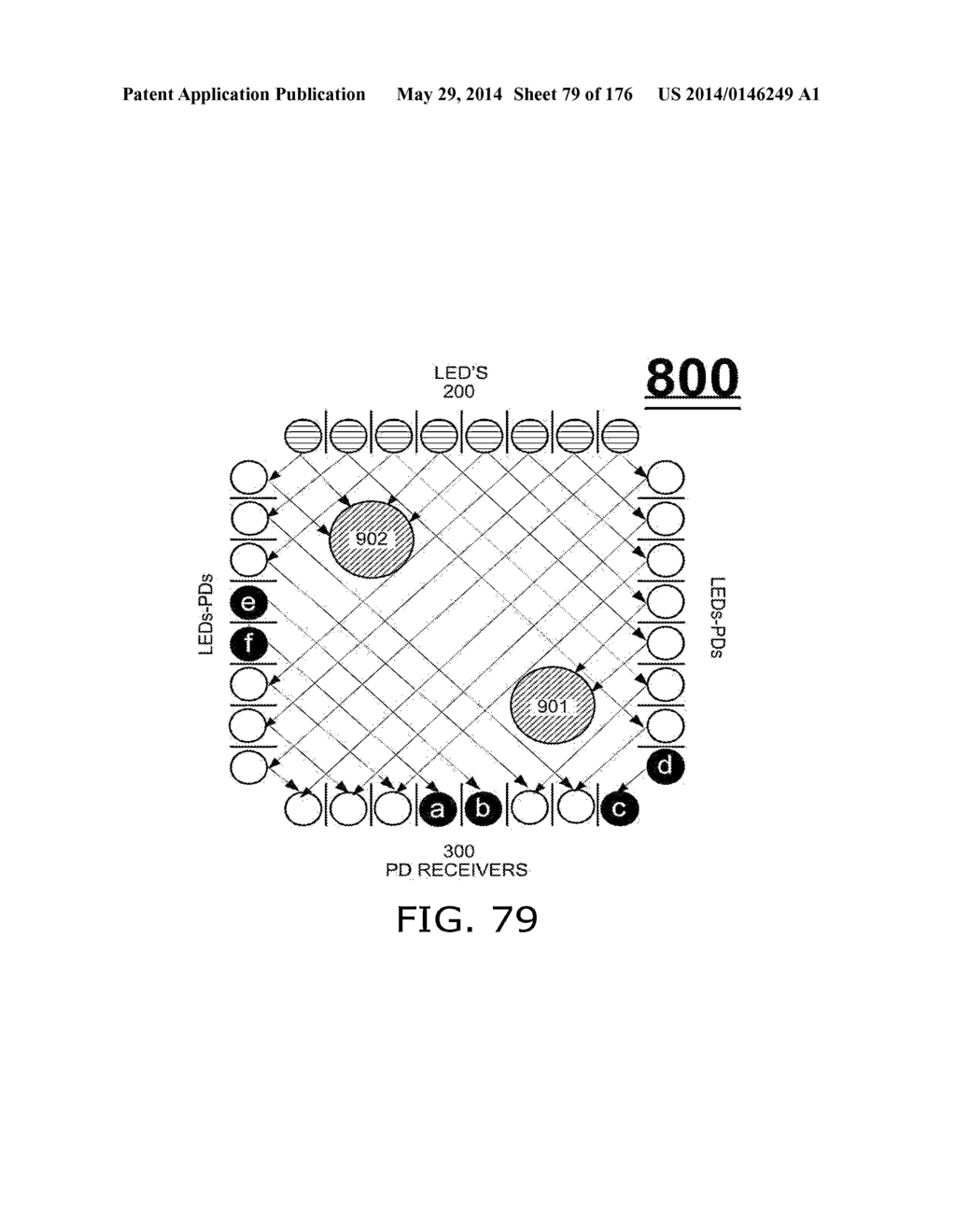 Light-based touch surface with curved borders and sloping bezel - diagram, schematic, and image 80