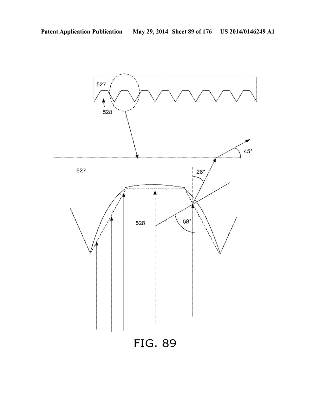 Light-based touch surface with curved borders and sloping bezel - diagram, schematic, and image 90