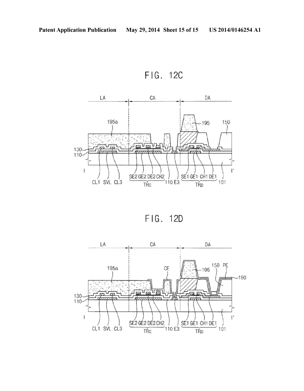 DISPLAY SUBSTRATE, METHOD OF MANUFACTURING THE SAME AND DISPLAY DEVICE     HAVING THE SAME - diagram, schematic, and image 16