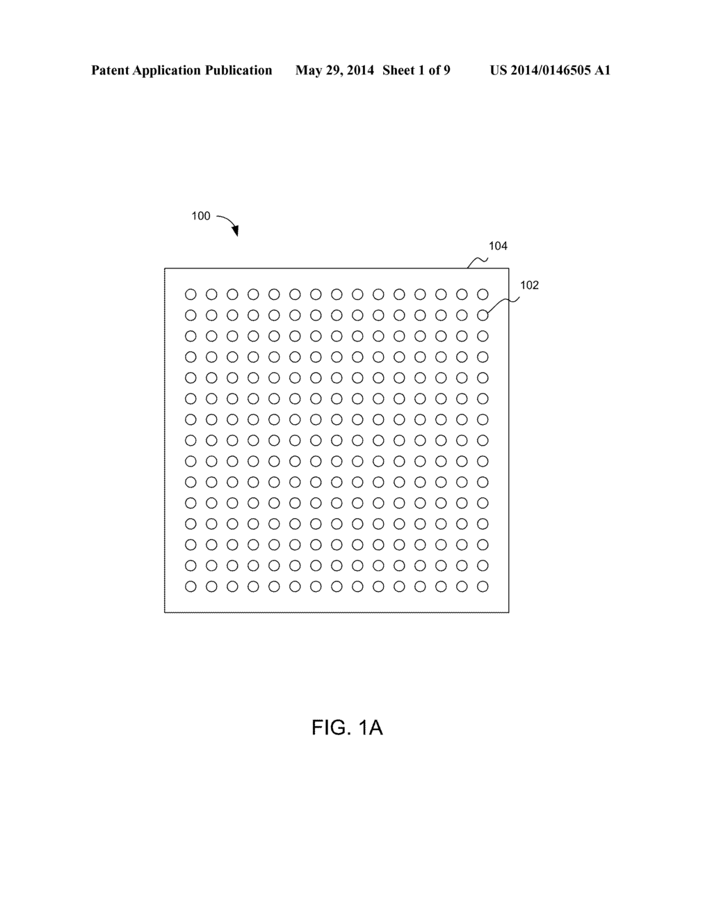 BALL GRID ARRAY AND LAND GRID ARRAY HAVING MODIFIED FOOTPRINT - diagram, schematic, and image 02