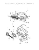 HOLDER ARRANGEMENT OF A LIGHT MODULE IN THE HOUSING OF A HEADLAMP diagram and image