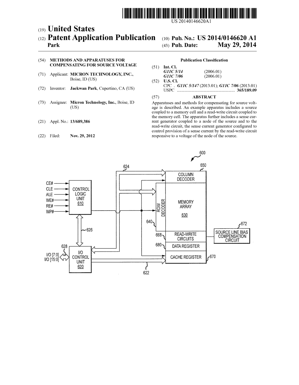 METHODS AND APPARATUSES FOR COMPENSATING FOR SOURCE VOLTAGE - diagram, schematic, and image 01