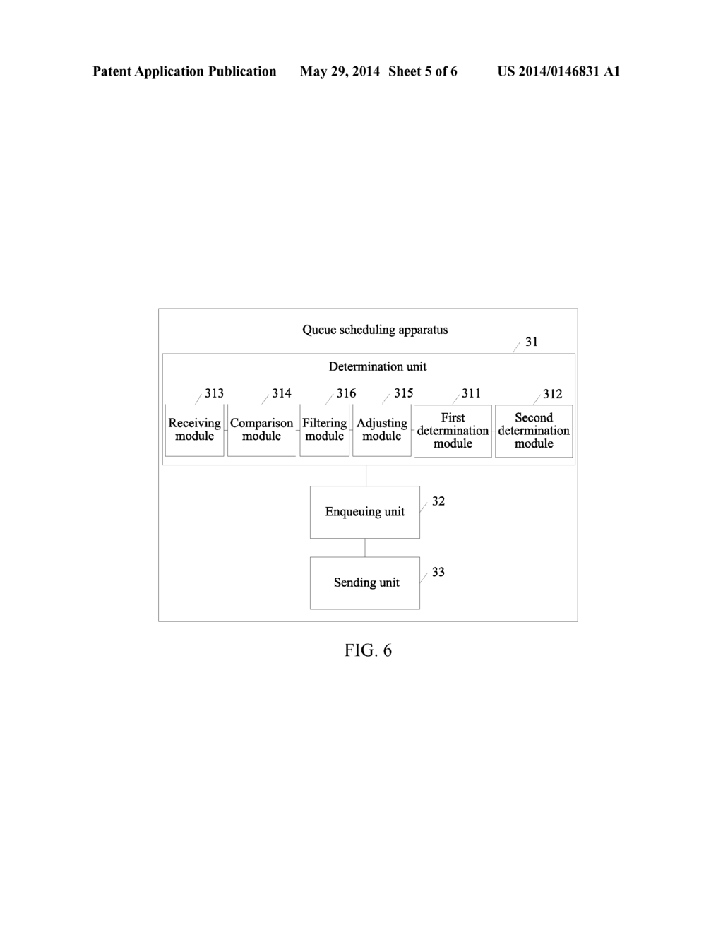 Queue Scheduling Method and Apparatus - diagram, schematic, and image 06