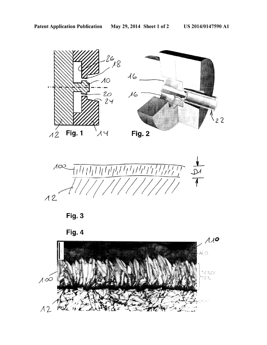 METHOD FOR PRODUCING A COATING ON AN EXTRUSION DIE - diagram, schematic, and image 02