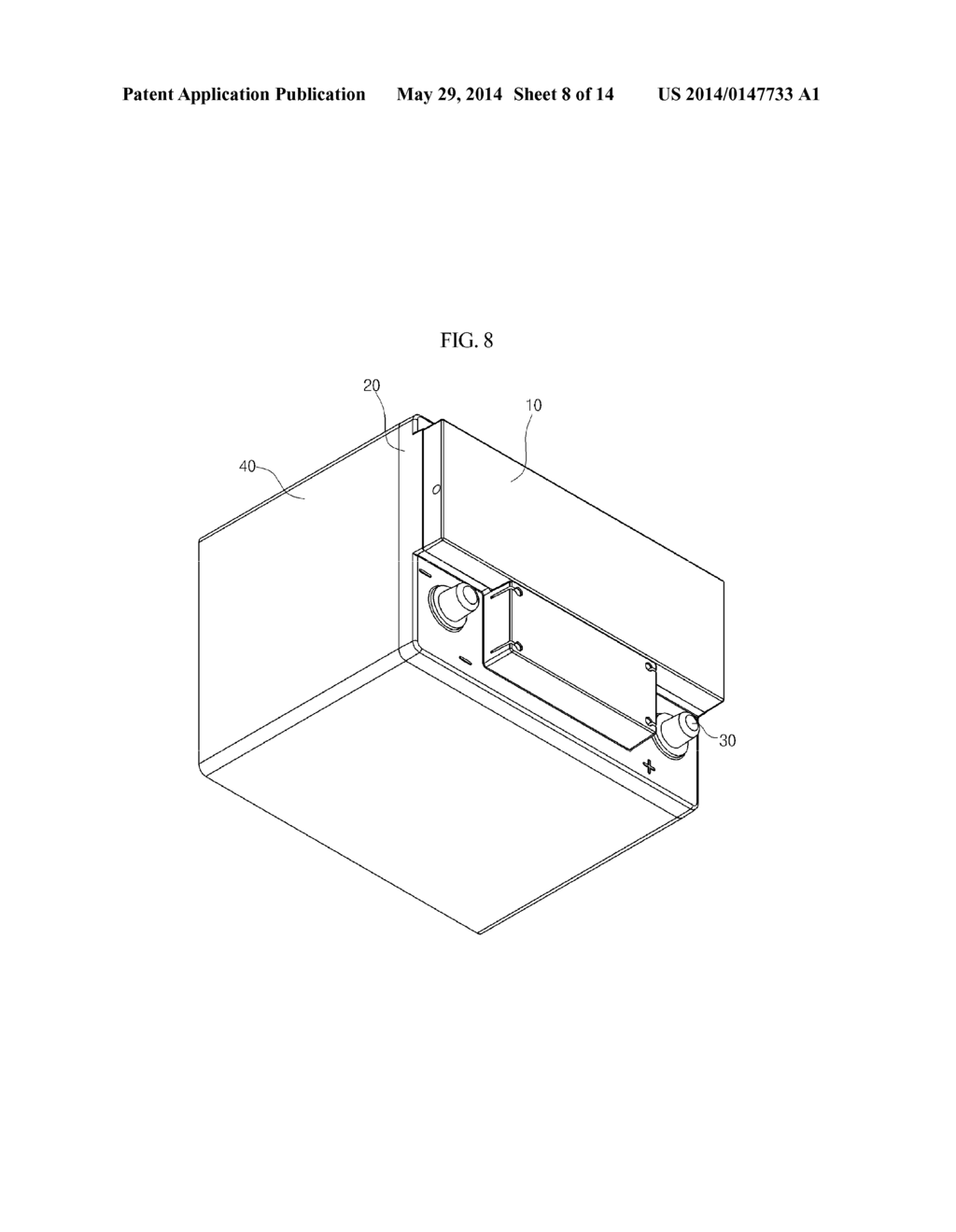 BATTERY COVER FOR PREVENTION OF ELECTROLYTE LEAKAGE - diagram, schematic, and image 09